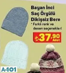 SAÇ ÖRGÜLÜ DİKİŞSİZ BERE